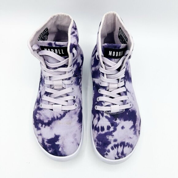 NoBull Tie Dye High Top Canvas Trainers Athletic Shoes Womens Sz 7 Mens 5.5 - Picture 6 of 9